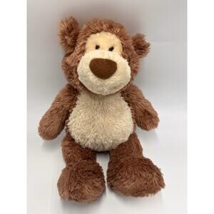 Gund Alfie Teddy Stuffed Bear Plush 19" Brown Cream 015314